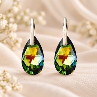 Swarovski Oorbellen Druppel Sahara 22mm