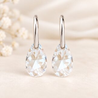 Swarovski Oorbellen Druppel Crystal Shimmer 16mm