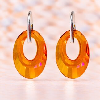 Swarovski Oorbellen Astral Pink 30mm