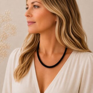 Handgemaakt Collier Black