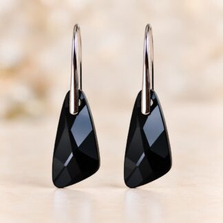 Swarovski Oorbellen Wings Jet 27mm