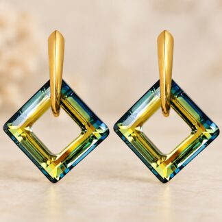 Oorbellen Swarovski Carré Sahara 20mm