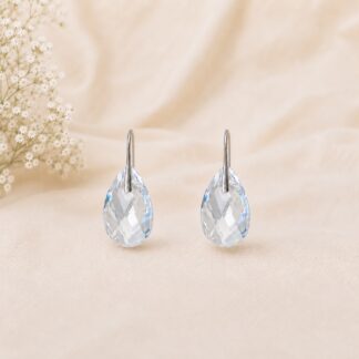 Swarovski Oorbellen Druppel Blue Shade 22mm