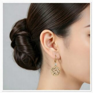 Handgemaakte Oorbellen met gezichtje